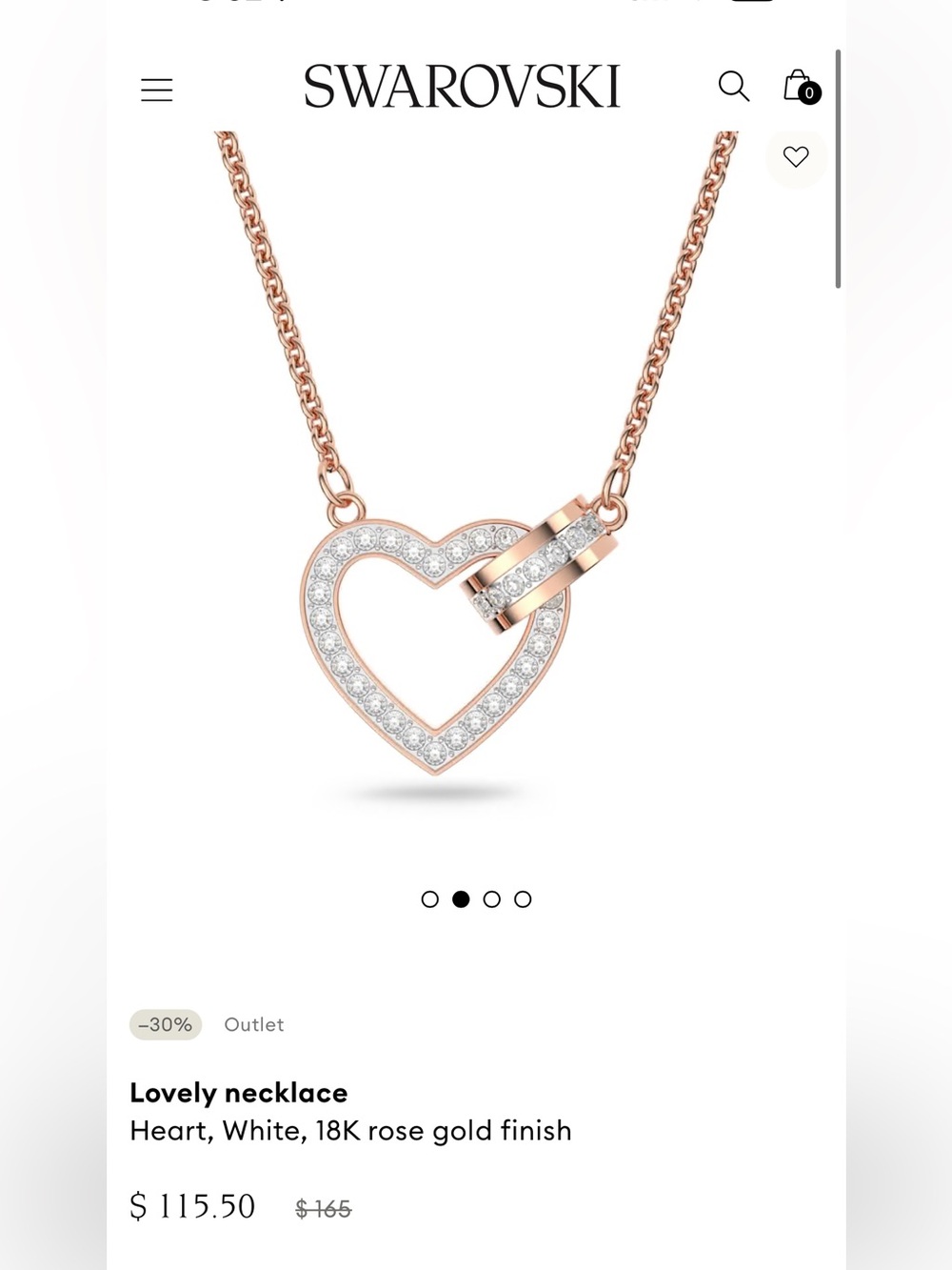 Swarovski necklace